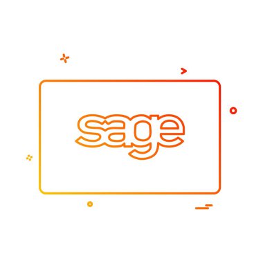 Adaçayı kart tasarlamak vektör 