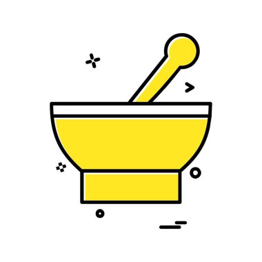 Gıda simgesi tasarım vektörü