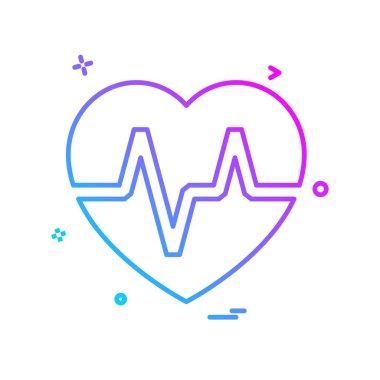 Tıbbi simge tasarım, renkli vektör çizim