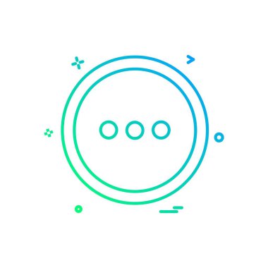 Kullanıcı arayüzü düğmesi simge tasarım vektörü