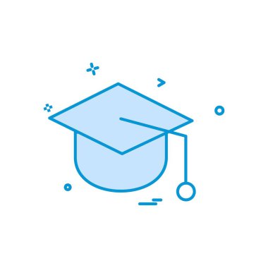 Üniversite simge vektör tasarımı