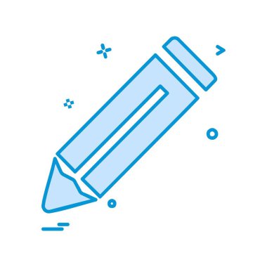 Kalem simgesi tasarım vektörü 