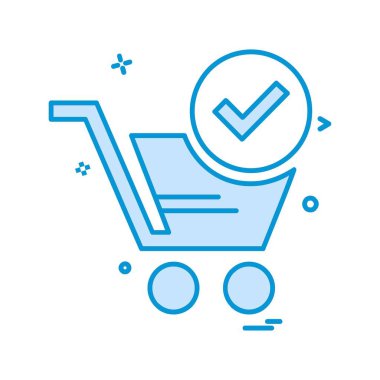 Alışveriş simge tasarlamak vektör 