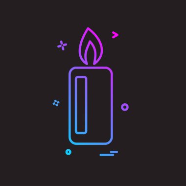 Mum simgesi tasarım vektörü