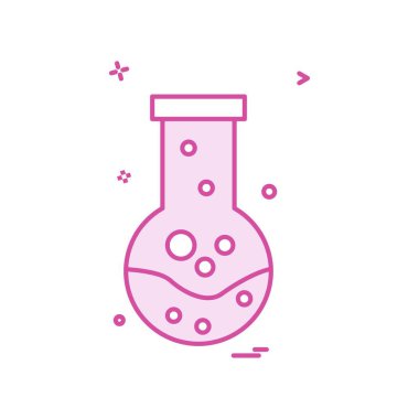 Beaker ikon tasarım vektörü