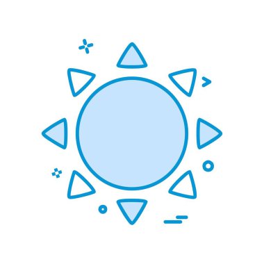 Hava simgesi tasarım vektörü