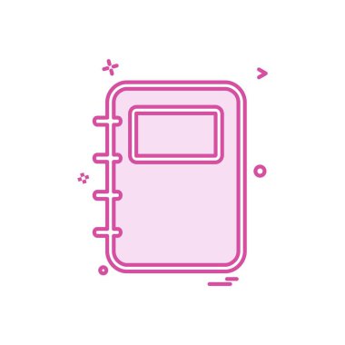 defter simge tasarlamak vektör