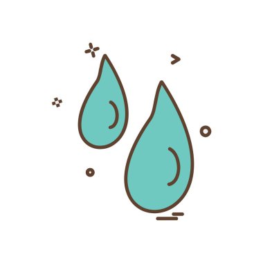 Weather simge vektör beyaz arka plan üzerinde