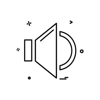 Medya simge vektör beyaz arka plan üzerinde