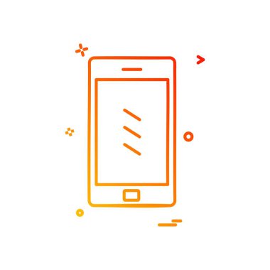 Akıllı telefon simge tasarlamak vektör 