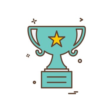 Ödül simgesi tasarım vektörü