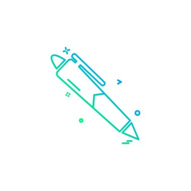 Kalem simge tasarlamak vektör