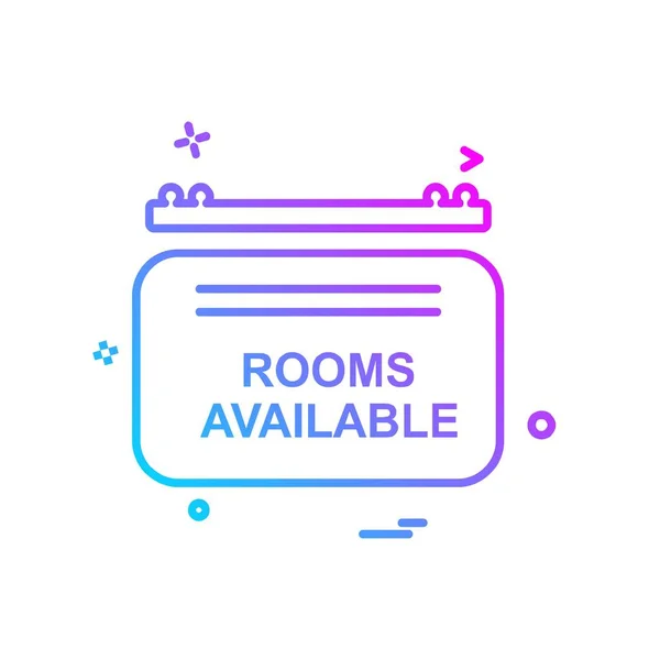 Hotel Icon Design Vector — Stock Vector