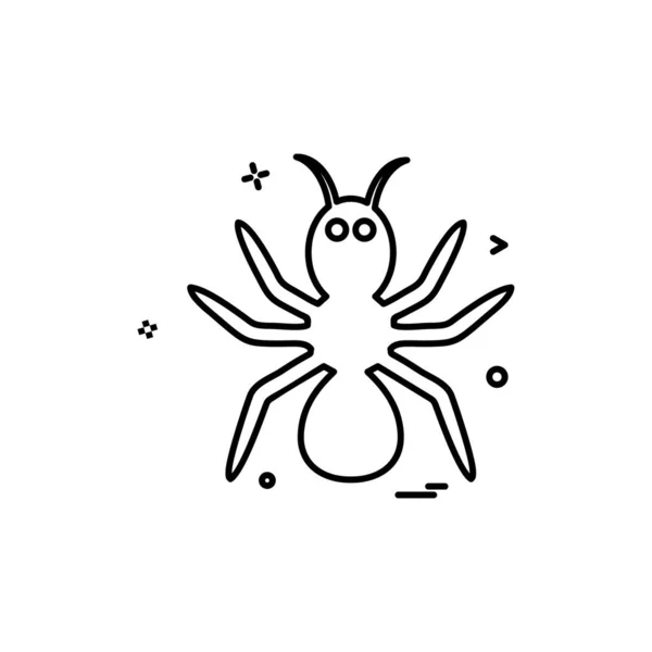 Insects Icon Design Vector — Stock Vector