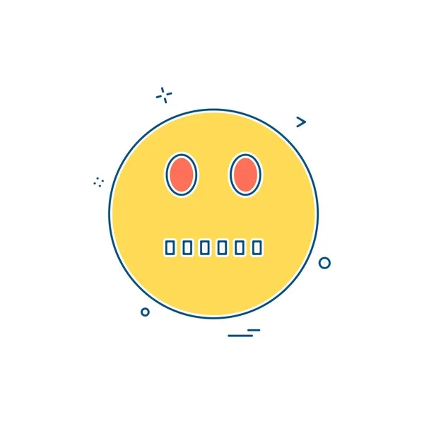 Emoji 아이콘 디자인 일러스트 — 스톡 벡터