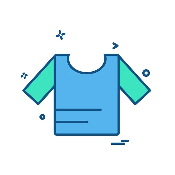 Camisa Ícone Design Vector — Vetor de Stock