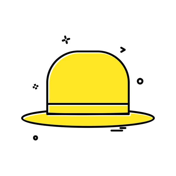 Hat Icon Design Vector — Stock Vector