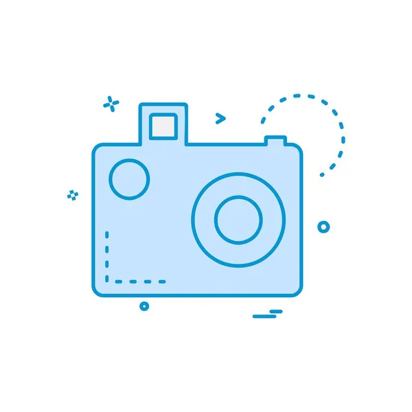 Camera Icon Design Vector — Stock Vector