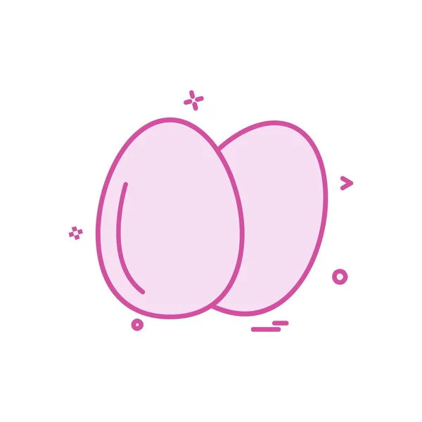 Αυγό Εικονίδιο Σχεδιασμός Διάνυσμα — Διανυσματικό Αρχείο
