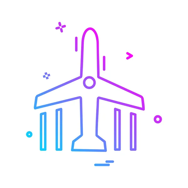 Travel Icon Design Vector — Stock Vector