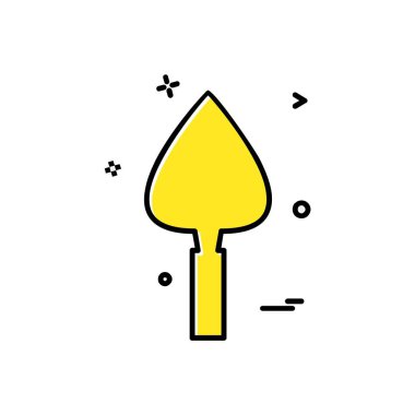 Trowel simge tasarım vektörü