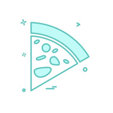 Gıda simgesi tasarım vektörü