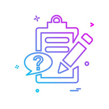 Pano simgesi tasarım, renkli vektör çizim