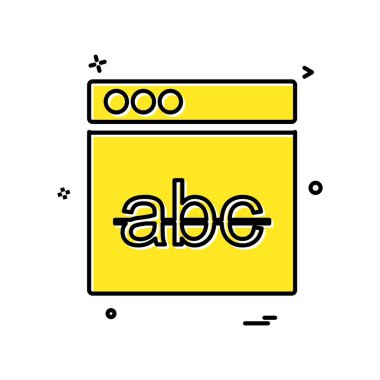 Web düzeni simge tasarım vektörü