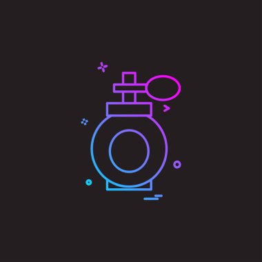 Parfüm simge tasarlamak vektör