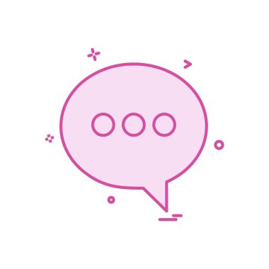 İleti simgesi tasarım vektörü