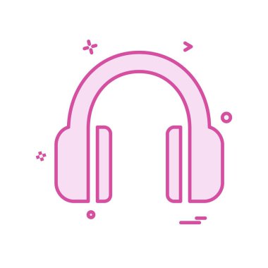 Müzik simge tasarlamak vektör