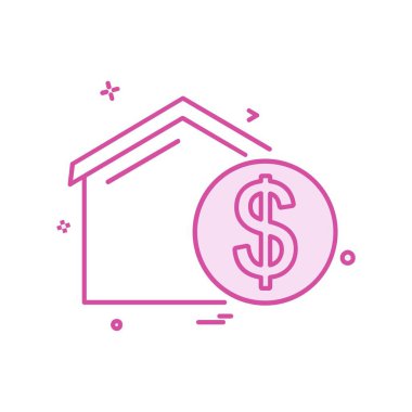 Ev simgesi tasarım vektörü