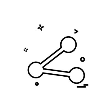 Simge tasarım vektörünü paylaş