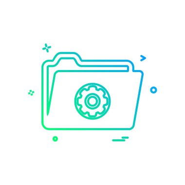 Dişli simge tasarlamak vektör