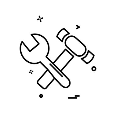 Araçları simge tasarlamak vektör