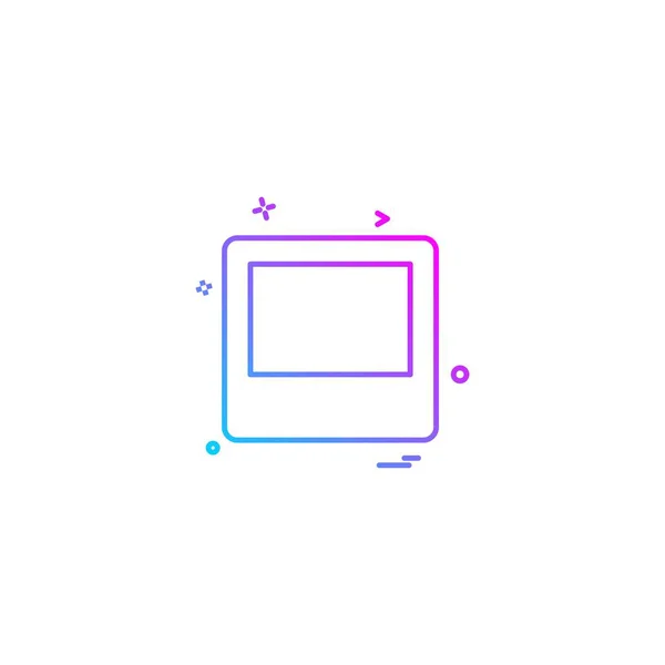 Vecteur Conception Icône Tablette — Image vectorielle