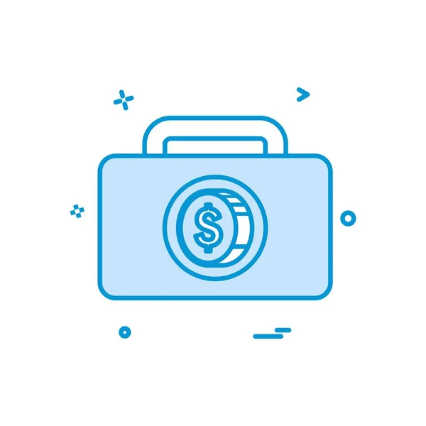 Dollar Icon Design Vector Illustration — Stock Vector