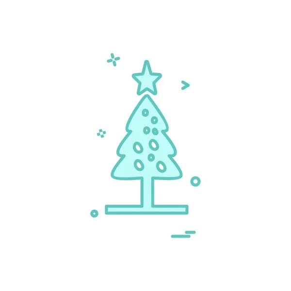 Vettore Progettazione Icona Natale — Vettoriale Stock