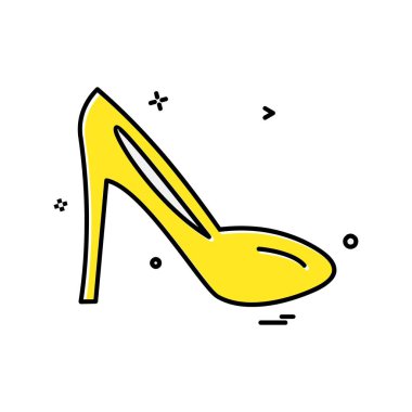 Sandal simgesi tasarım vektörü