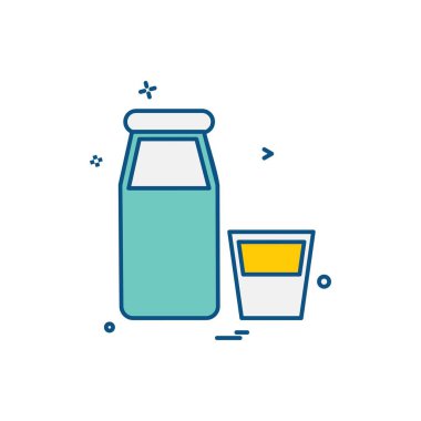 Gıda simgesi tasarım vektörü