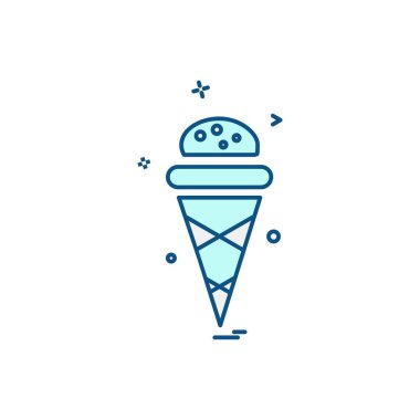 Gıda simge tasarlamak vektör