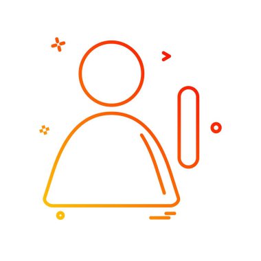 Avatar simge tasarım vektörü