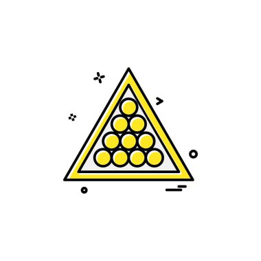 Sporrts ve Oyunlar simge tasarlamak vektör