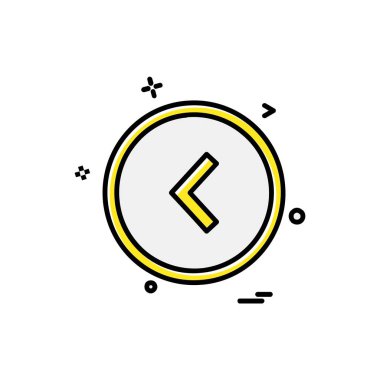 Ok simgesi tasarım vektörü