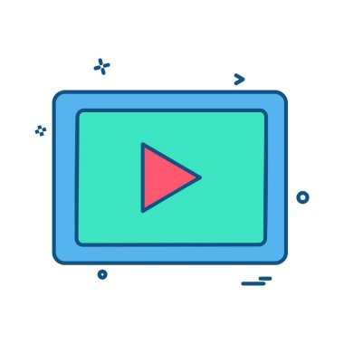 Simge tasarım vektörünü izle