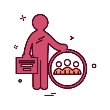 İş simge tasarlamak vektör 