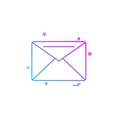 İleti simge tasarlamak vektör