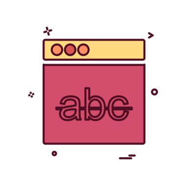 Web düzeni simge tasarım vektörü