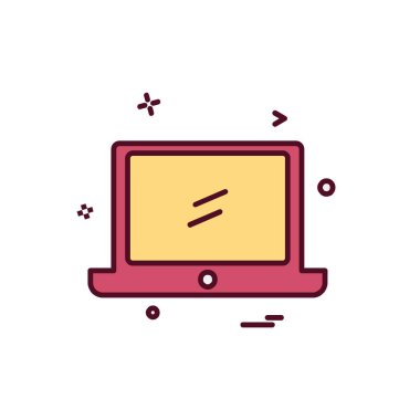 Bilgisayar simgesi tasarım vektörü