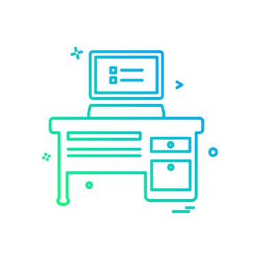 Bilgisayar simgesi tasarım vektörü